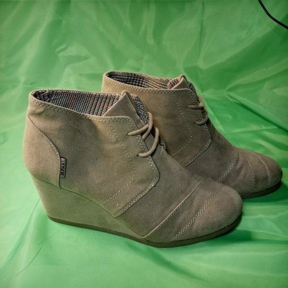 BONGO Ankle Boots Wedges Women's 7M - Picture 2 of 8